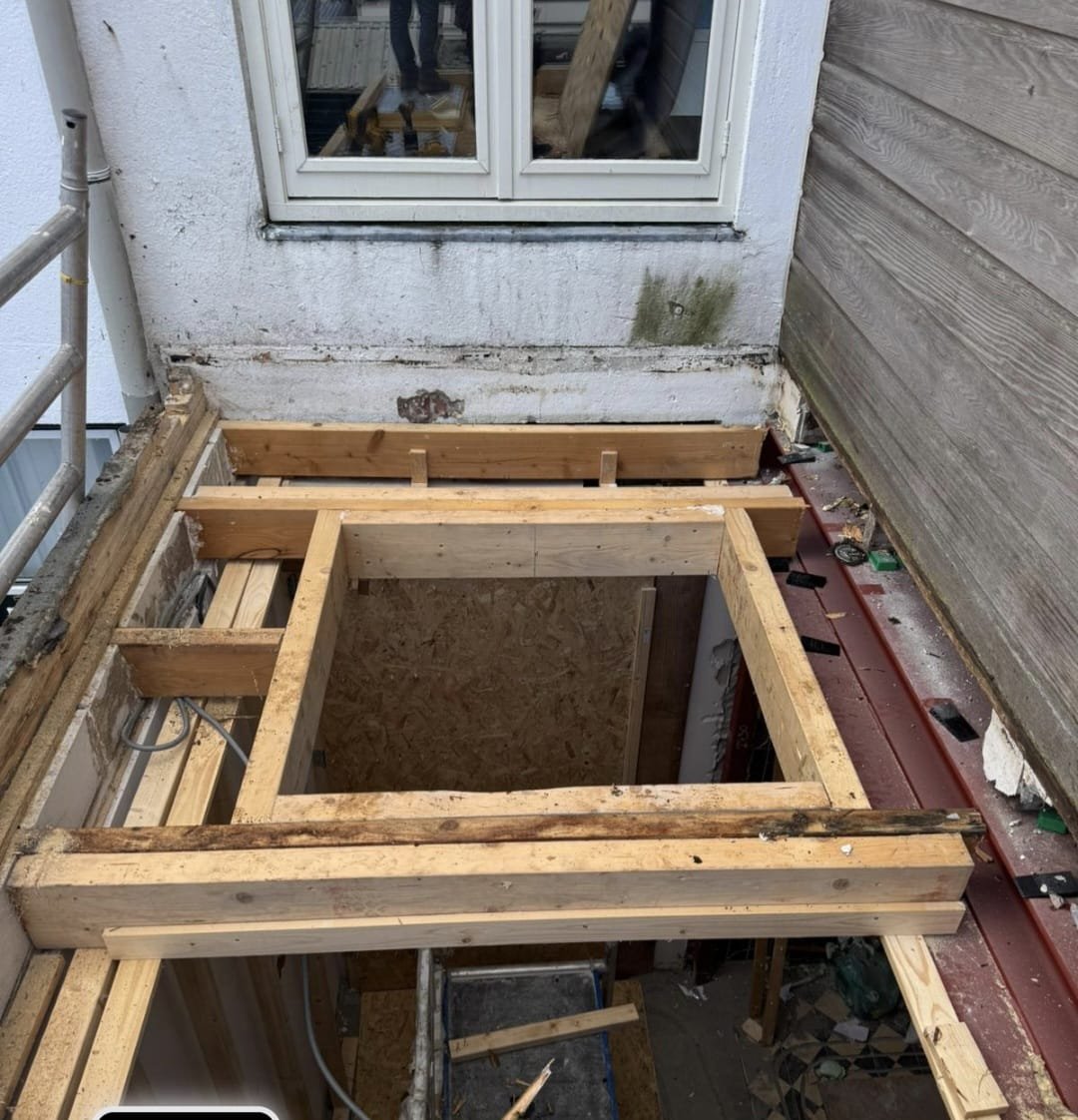 Voor: open dakconstructie